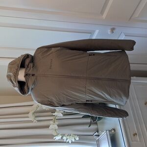 MARMOT Womens Novus Sage Green Primaloft Insulated Hooded Puffer Winter Jacket L